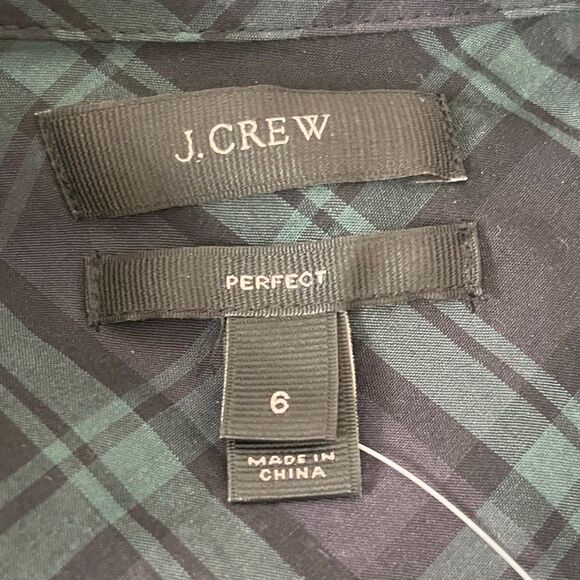 J Crew Perfect Shirt Womens Size 6 NWT - Picture 3 of 6